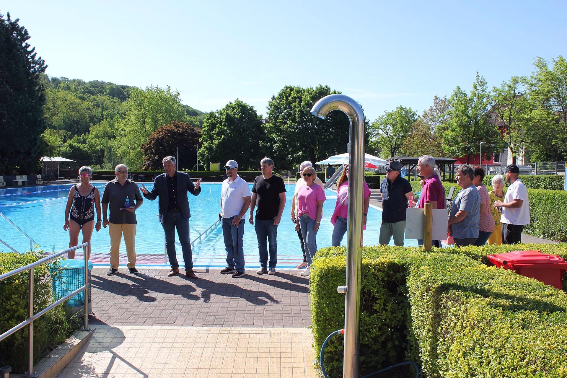 Bade-Saison-Start im Freibad-Quir Bade