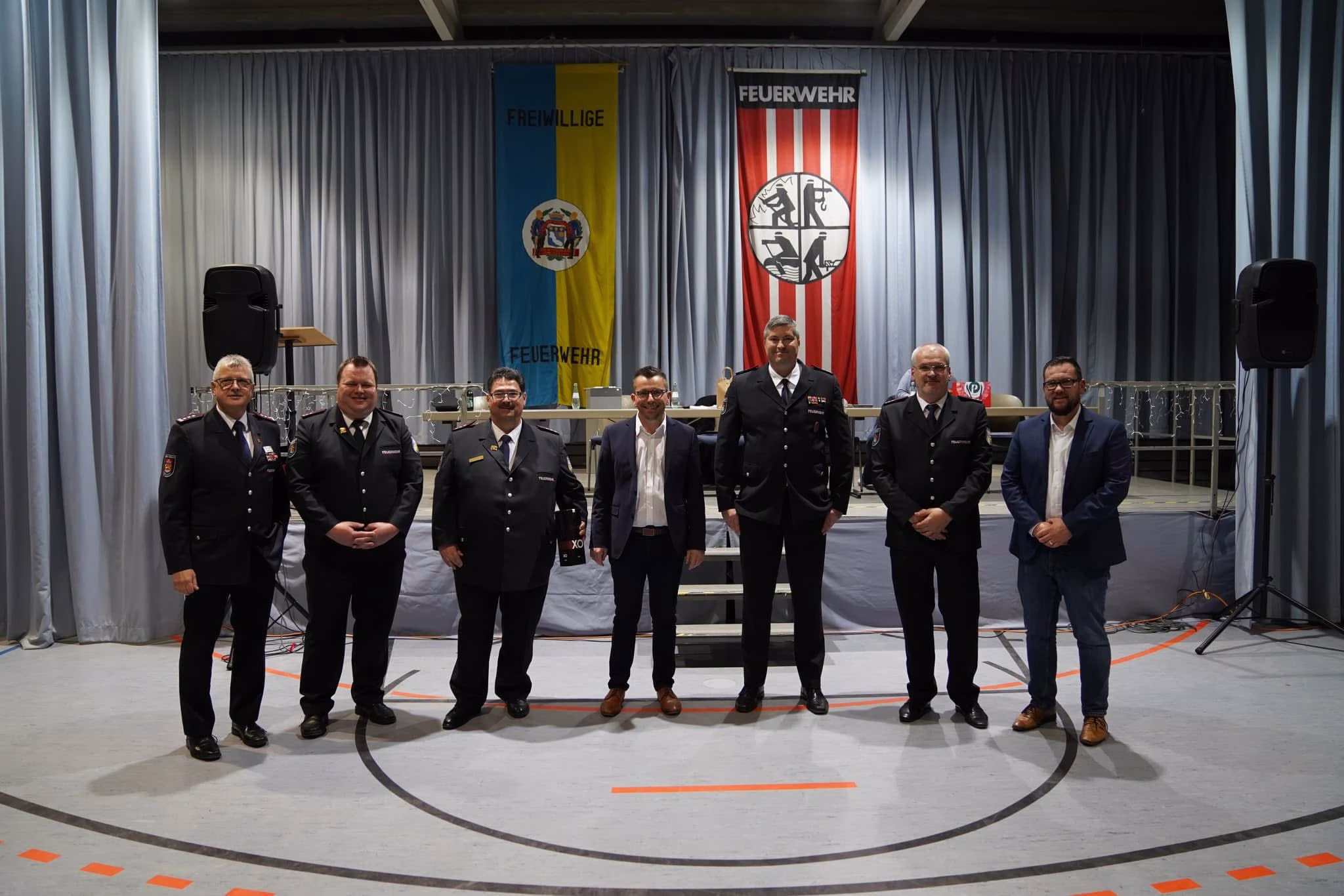 Die Neue Wehrf&uuml;hrung der Feuerwehr Saarlouis